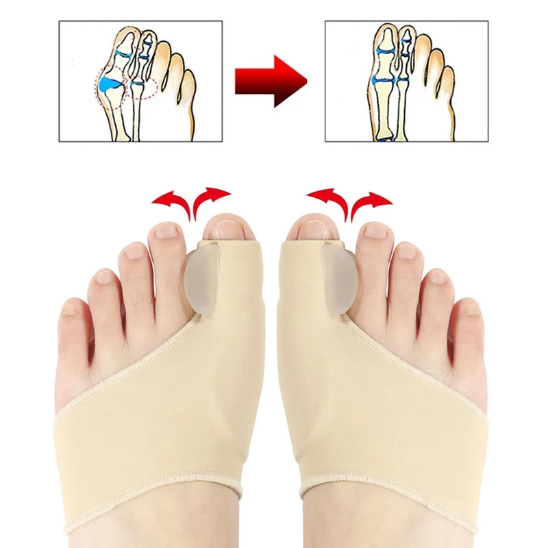 JoaneteMax - Separador de dedos do pé, Corretor ortopédico de joanete, Meia de correção e ajuste dos ossos do polegar